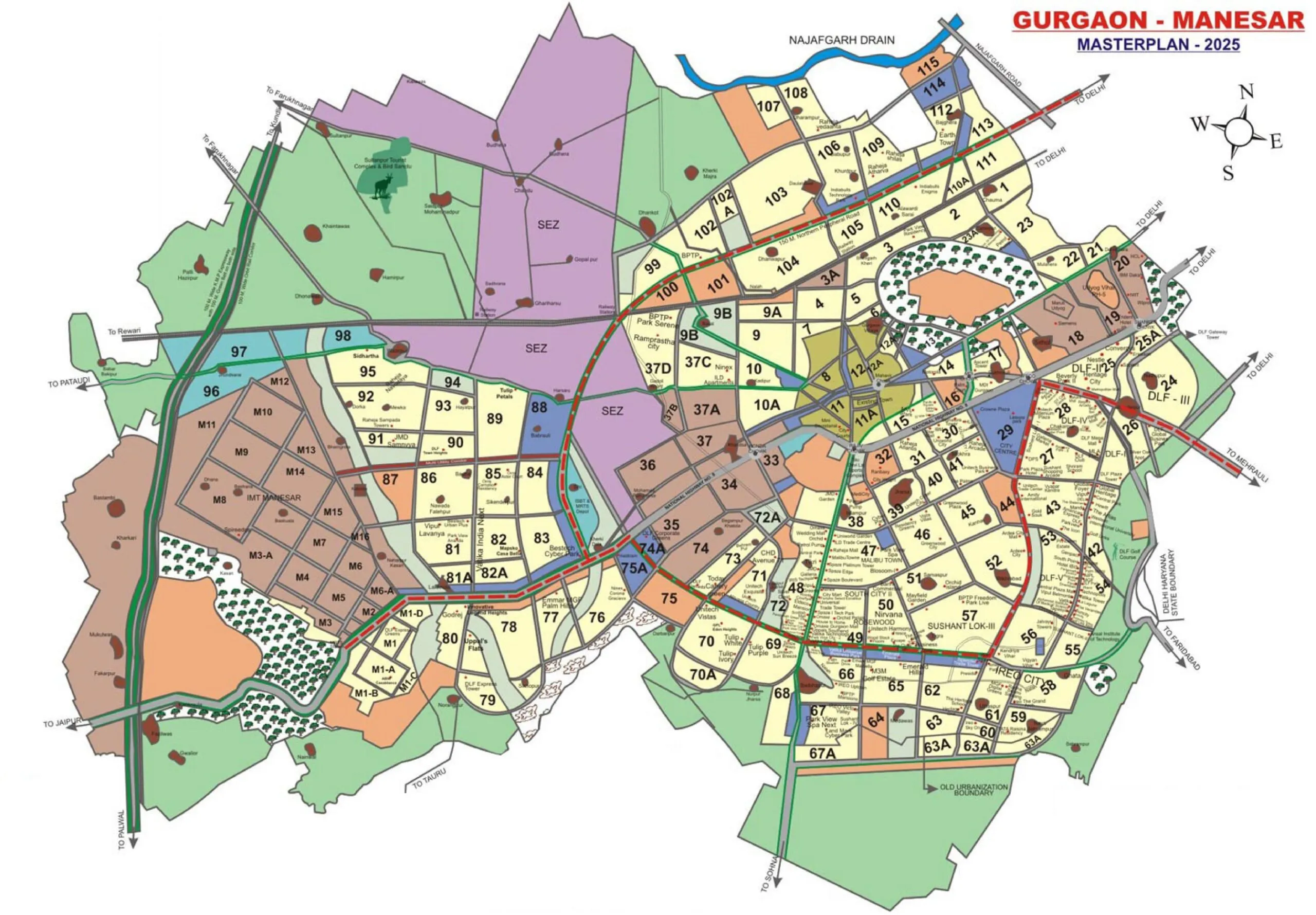 Dwarka Expressway Gurugram Map
