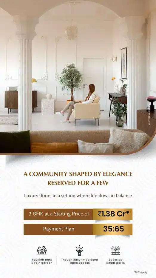 JMS The MAJESTIC, sector 9 Harsaru Manesar, Price Floor Plan