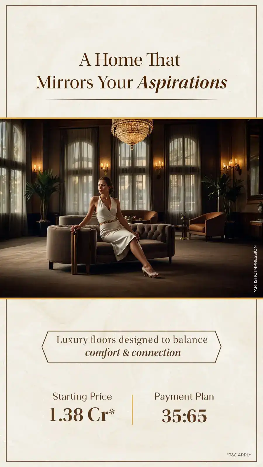 JMS The MAJESTIC, sector 9 Harsaru Manesar, Price Floor Plan